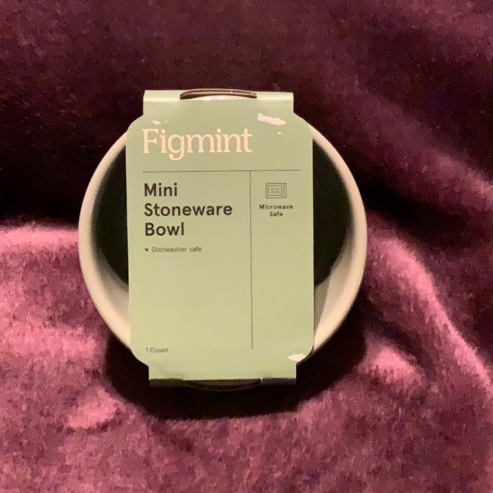 Figmint Mini Stoneware Bowl Green